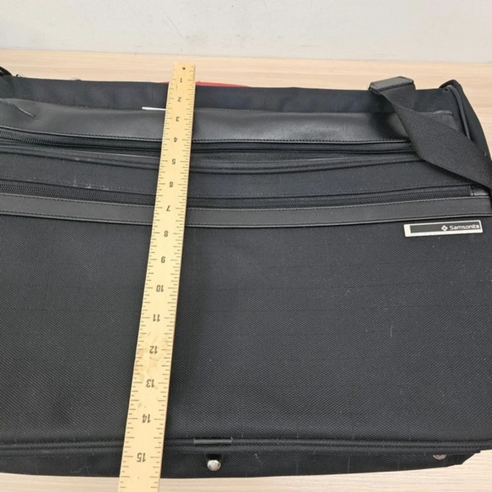 Samsonite Carry On Travel Bag Black Label‎ 2 Way Luggage Briefcase Suit Bag Luxe